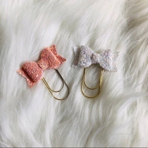 Paperclips Set of 4 Bows, Coffee Mug, Rainbow. - Picture 4 of 8